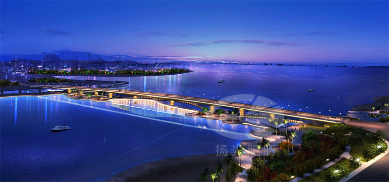 海南?；◢u夜游燈光